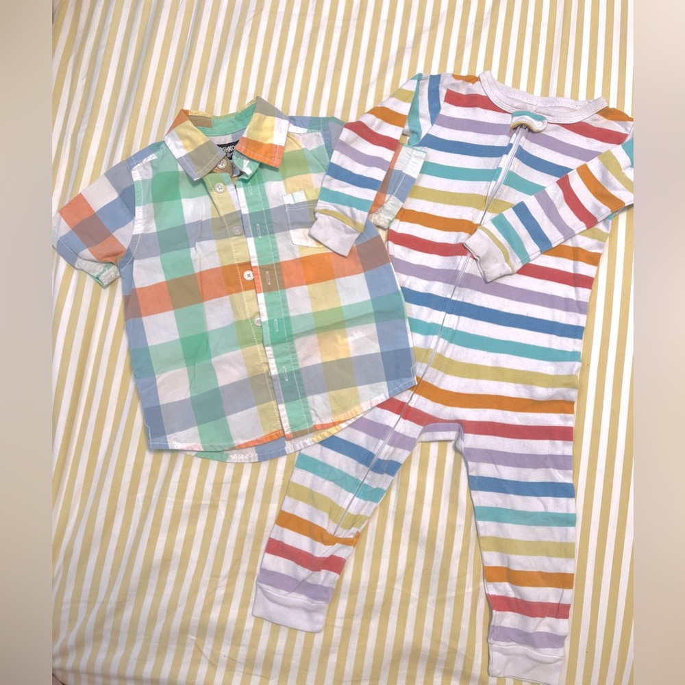 Rainbow 🌈 Pajama & shirts bundle!